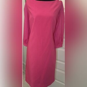 New with tags boutique Sara Campbell fuschia Mini Dress L